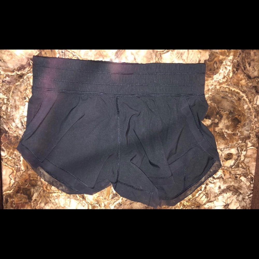 Black lululemon shorts